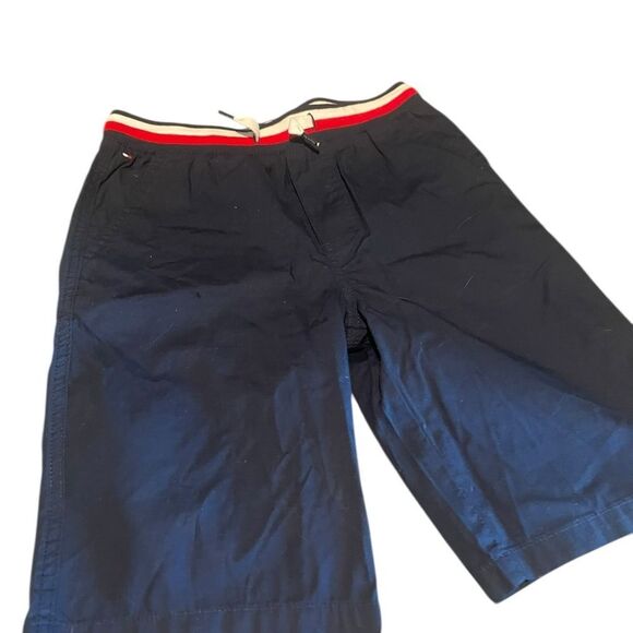 Tommy Hilfiger Other - Tommy Hilfiger size Navy Casual Drawstring Shorts with Red-White-Black Waistband